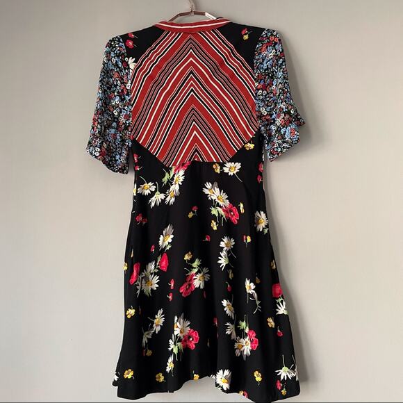 Free People Mix it Up Dress Sz 0 - Picture 4 of 7